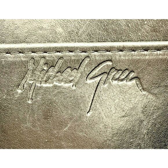 VTG MICHAEL GREEN SEATTLE BLACK GENUINE LEATHER ZIP MESSENGER SHOULDER BAG XBODY - Picture 12 of 12